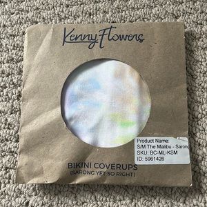 Kenny Flowers tie dye sarong